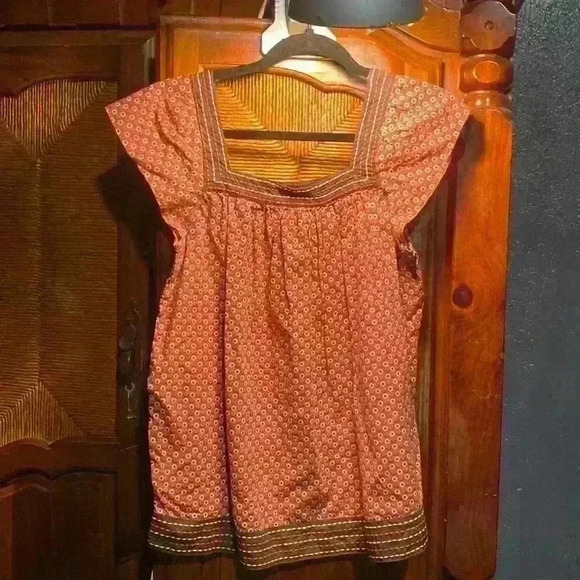 Fire Los Angeles novelty print tunic top - Picture 1 of 4